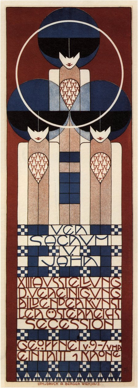 Viyana Ayrılık Sergisi Afişi, 1902 by Koloman Moser
