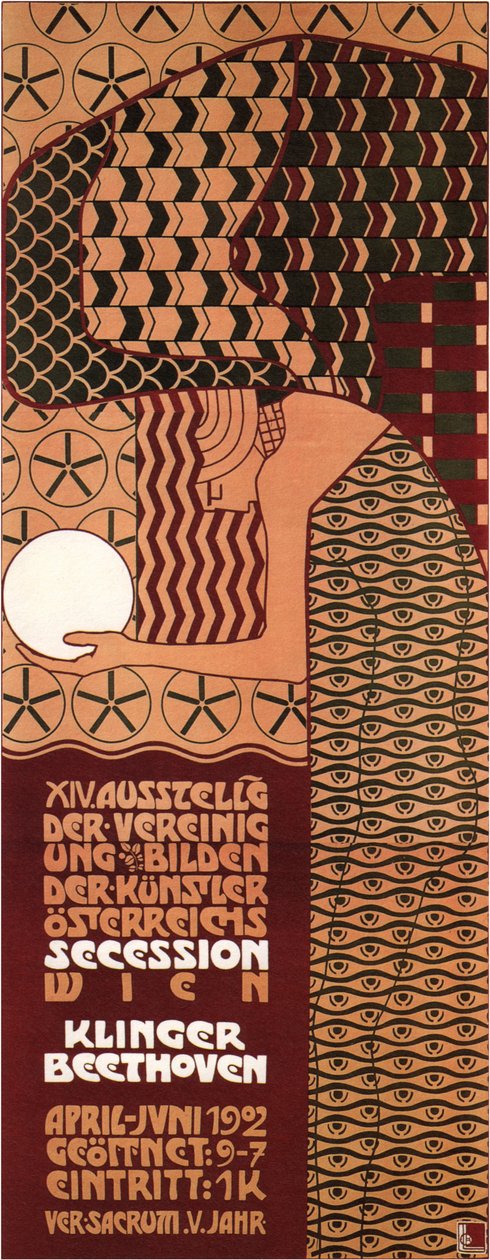 Viyana Ayrılık Sergisi Afişi, 1902 by Koloman Moser