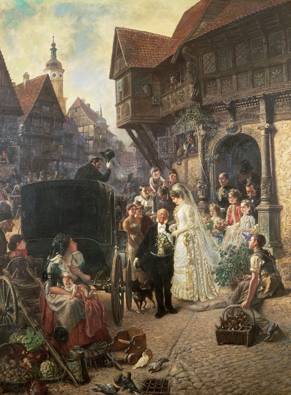 Gelin, 19. yüzyıl by Konrad Beckmann