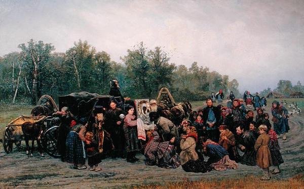 Simgeyi Karşılamak, 1878 by Konstantin Apollonovich Savitsky