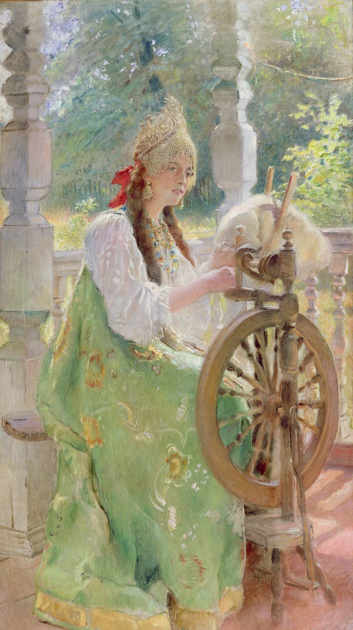 Döner Çarkta by Konstantin Egorovich Makovsky