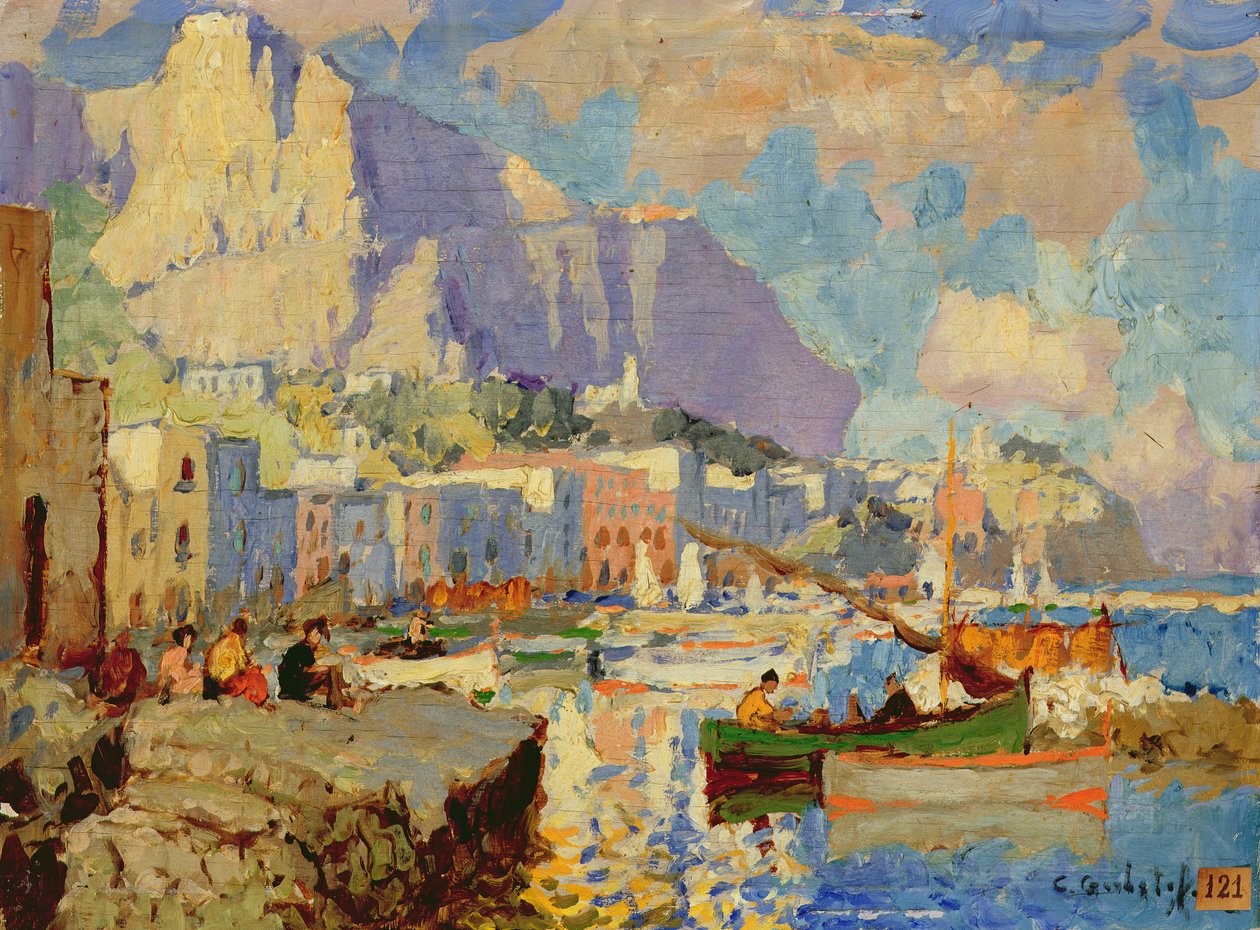 Kapri Deniz Manzarası by Konstantin Ivanovich Gorbatov