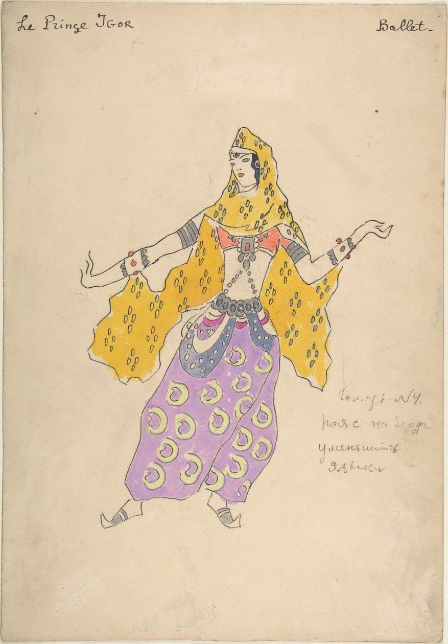 Polovtsyalı kız. A. Borodin
