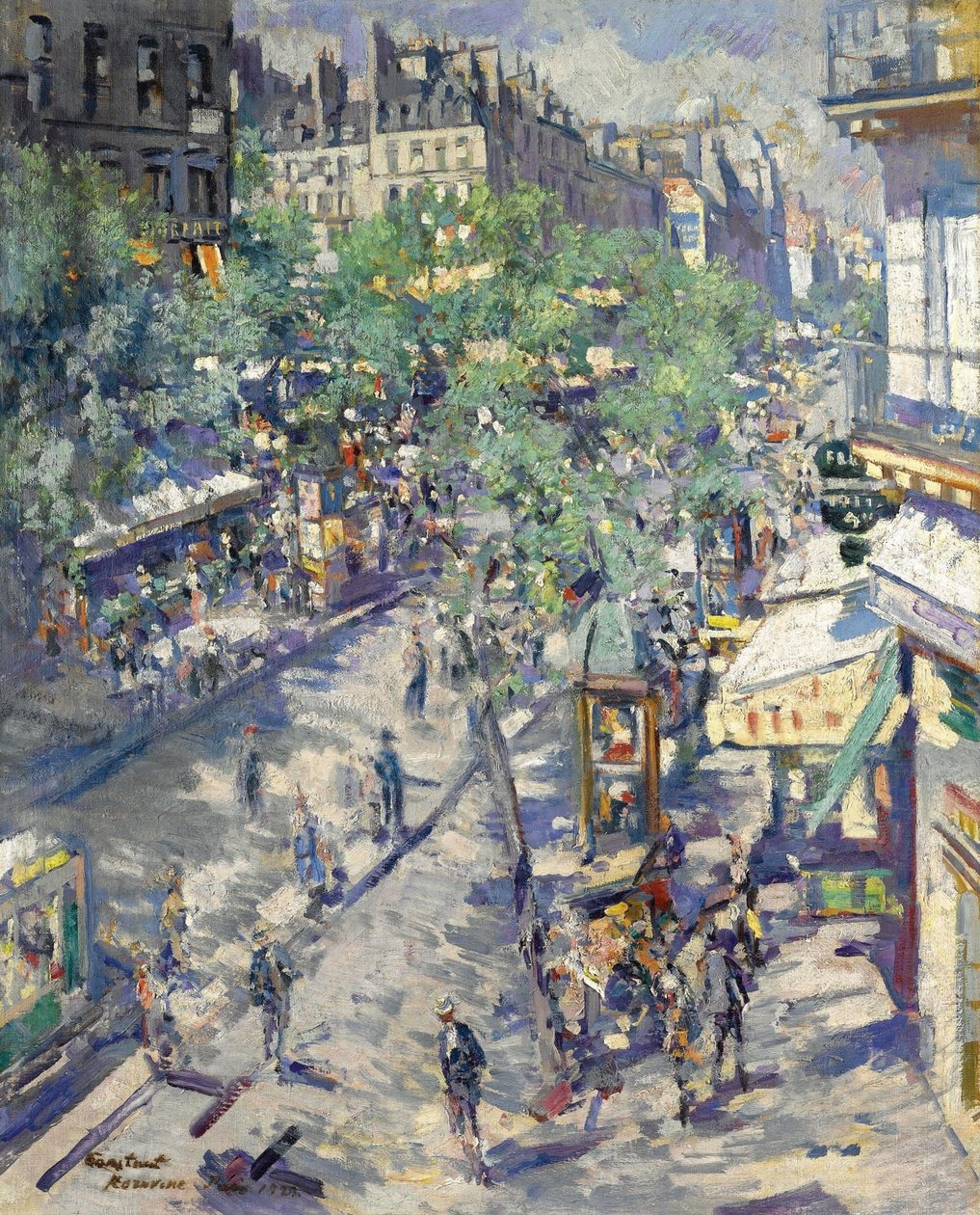 Boulevard de Sebastopol, Paris, 1923 by Konstantin Alekseevich Korovin