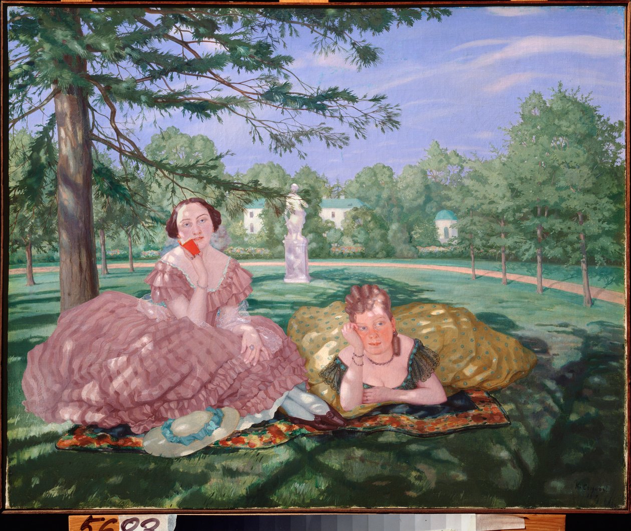 Bir Parkta İki Kadın - Konstantin (Constantin) Andreyevich Somov