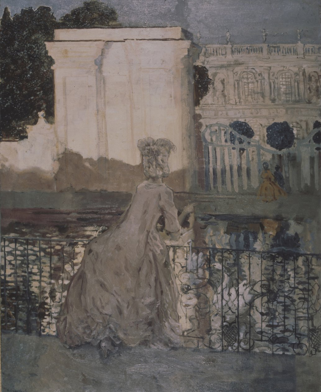 havuzdaki bayan by Konstantin Andreevic Somov