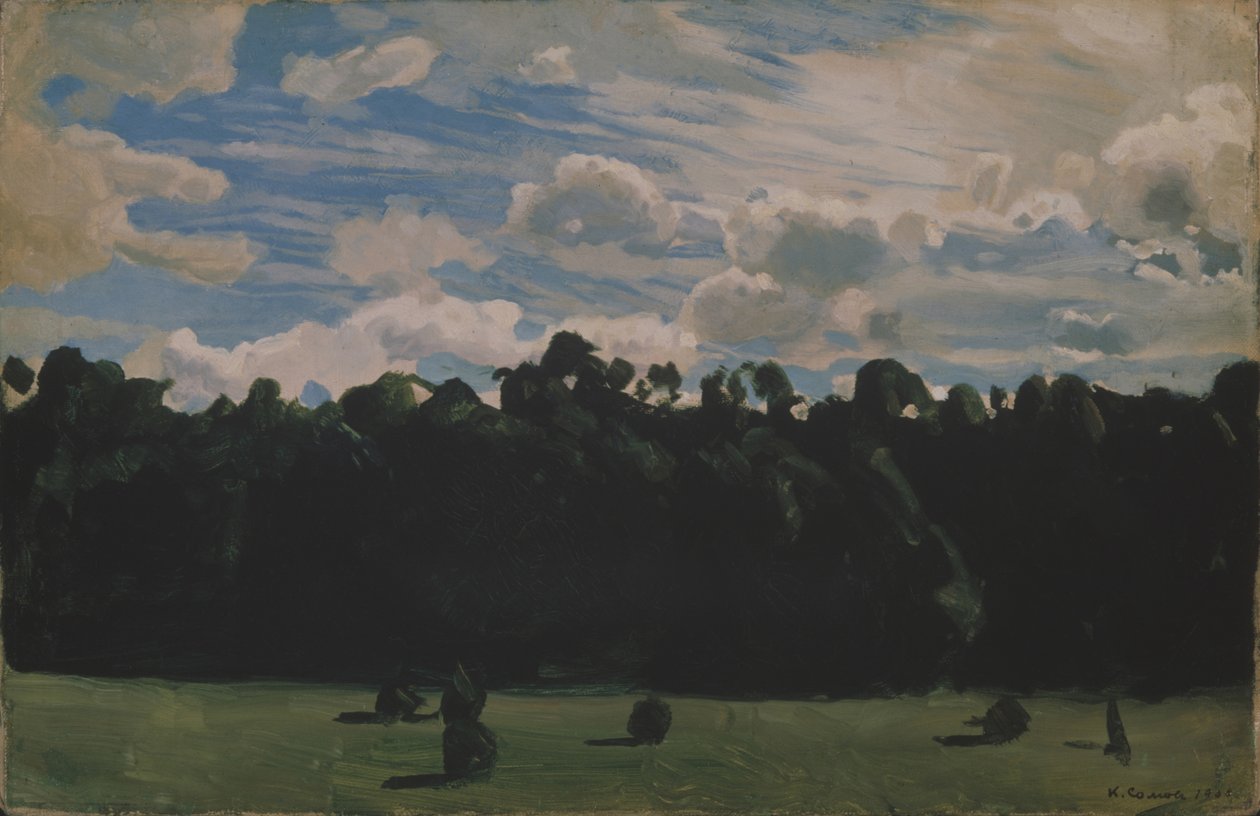 Manzara by Konstantin Andreevic Somov