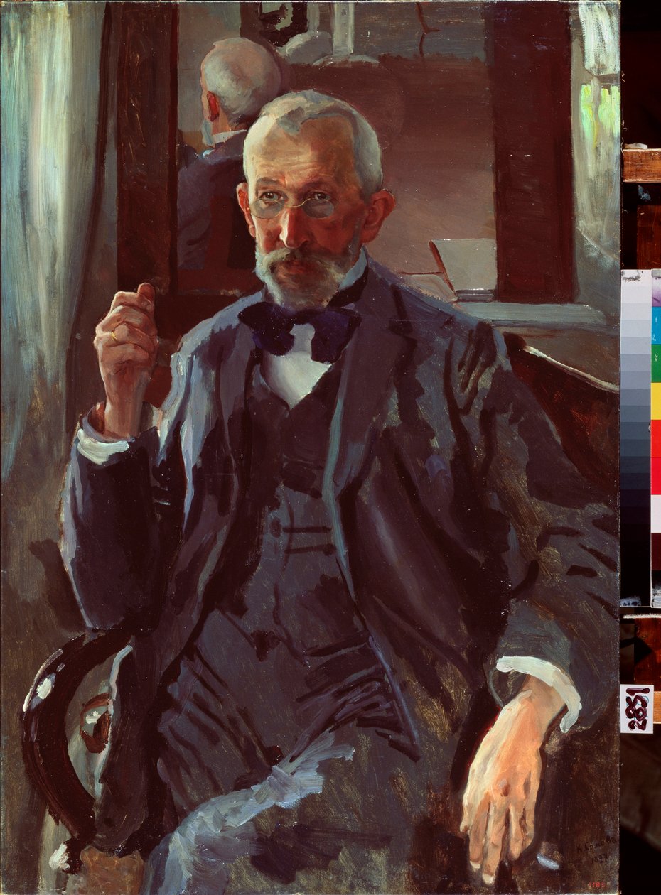 Baba portresi. Konstantin (Constantin) Andreyevich Somov