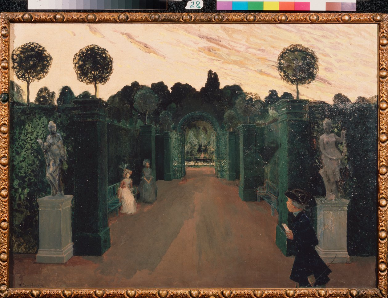 Bir aşk mektubu. Konstantin (Constantin) Andreyevich Somov
