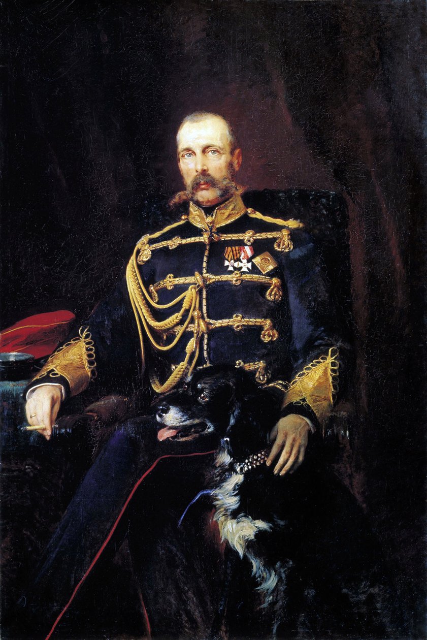 Alexander II (1818-1881), Rusya Çarı by Konstantin Egorovich Makovsky