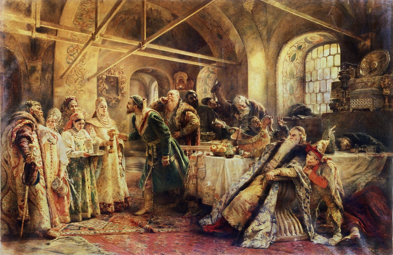 Öpücük Töreni - Domostroy zamanında, Moskova Büyük Dükalığı