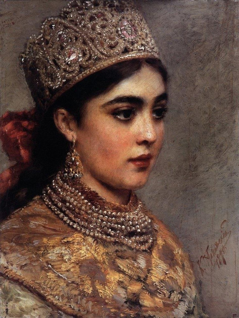 Boyar Kadını, 1890 by Konstantin Egorovich Makovsky