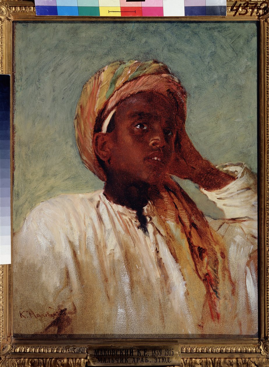 Bir Arap garcon (Bir Arap Çocuk). Konstantin Yegorovich Makovsky