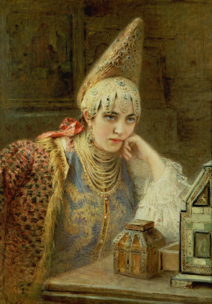 Bilinmeyen resim by Konstantin Egorovich Makovsky