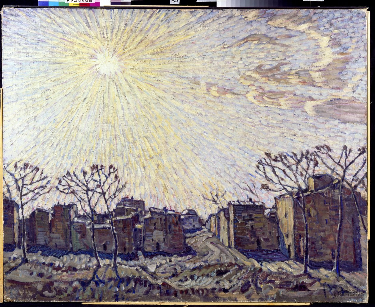 Güneş - Peinture de Konstantin Fyodorovich Bogayevsky (Bogaevsky)(1872-1943). (1872-1943) Tuval üzerine yağlı boya 1906 Bölge Sanat Galerisi, Vologda 111x138 by Konstantin Fedorovich Bogaevsky