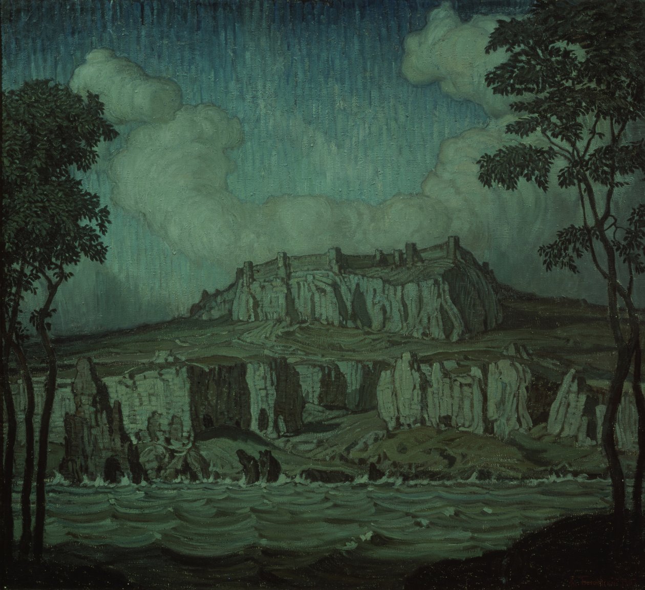 Deniz kıyısı, 1907 by Konstantin Fyodorovich Bogayevsky