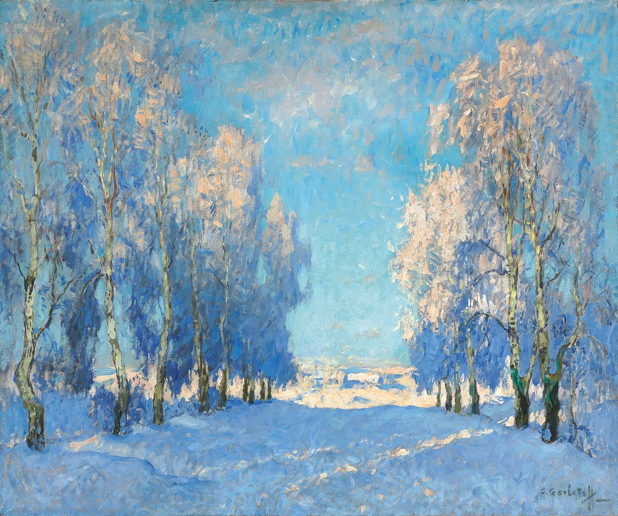 Bir Kış Günü, 1934 by Konstantin Ivanovich Gorbatov