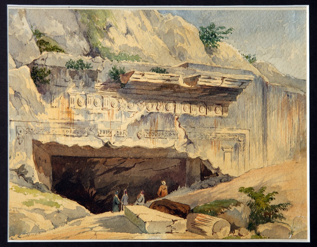 Yahuda Kraliyet Mezarları by Konstantin Karlovich Gerz