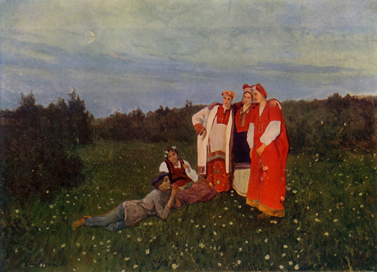 Bahar Şarkısı, 1892, 1965. by Konstantin Alekseevich Korovin