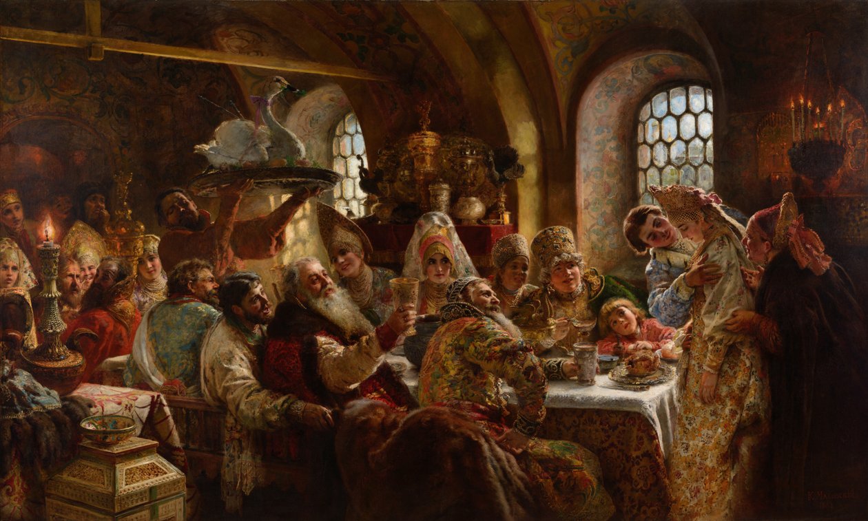 Bir Boyar Düğünü by Konstantin Makovsky