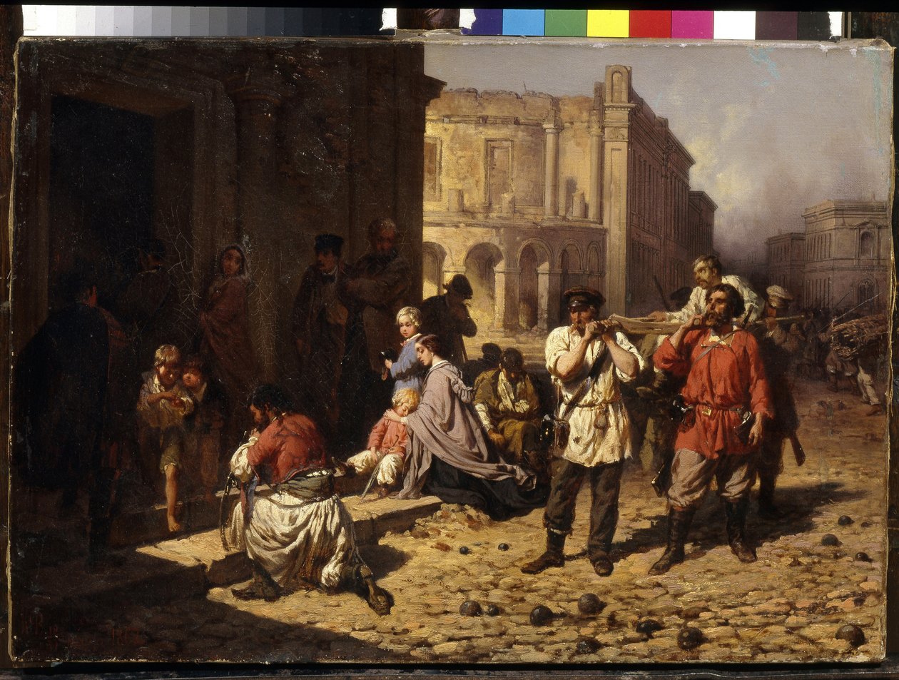 1854'te Sivastopol kuşatması by Konstantin Nikolaevich Filippov