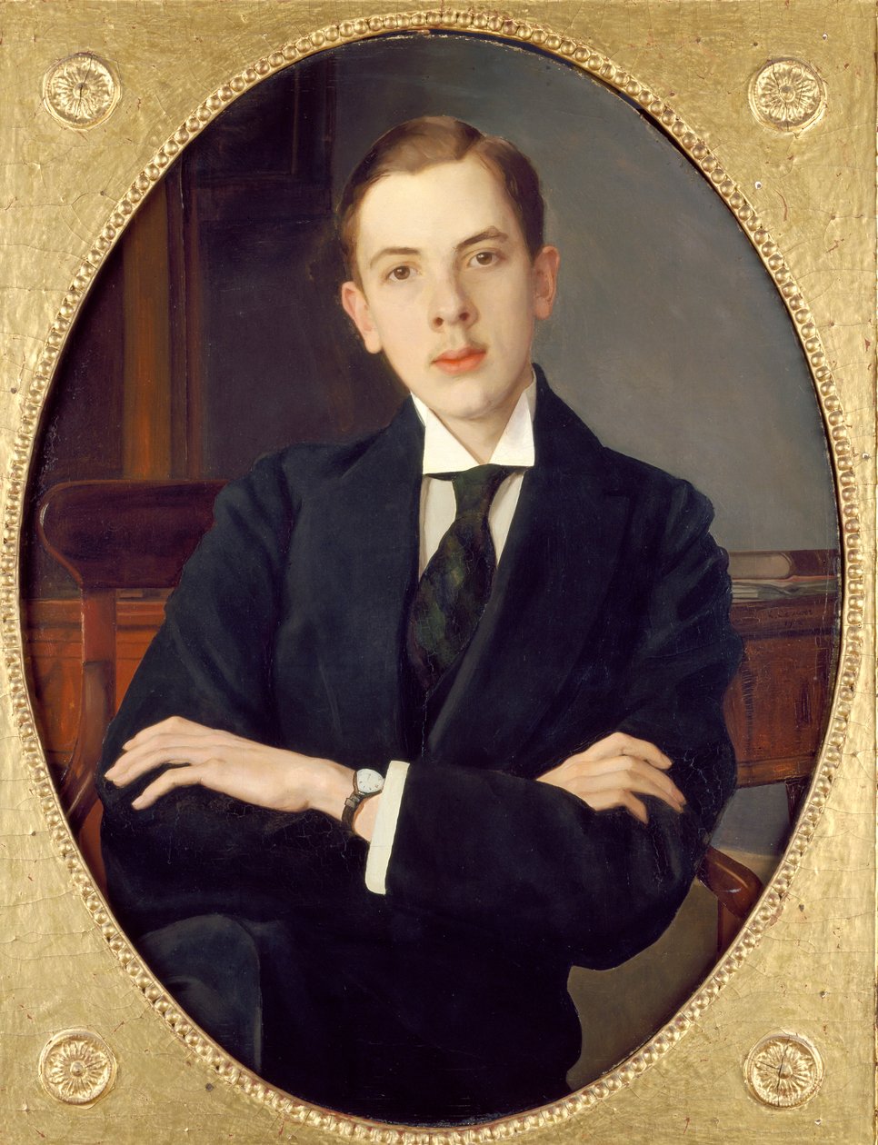 Evgeni Sergheevich Mihaylov, Sanatçının Yeğeni, 1916 by Konstantin Somov