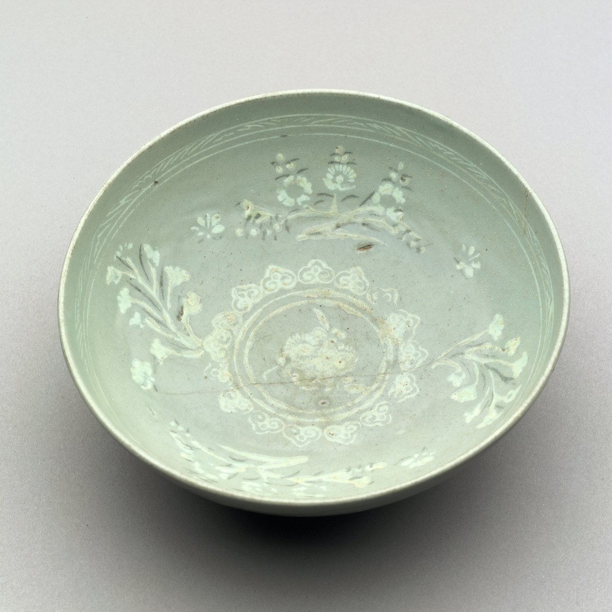 Seladon sırlı kase, 1250-1350 (seramik) by Korean School