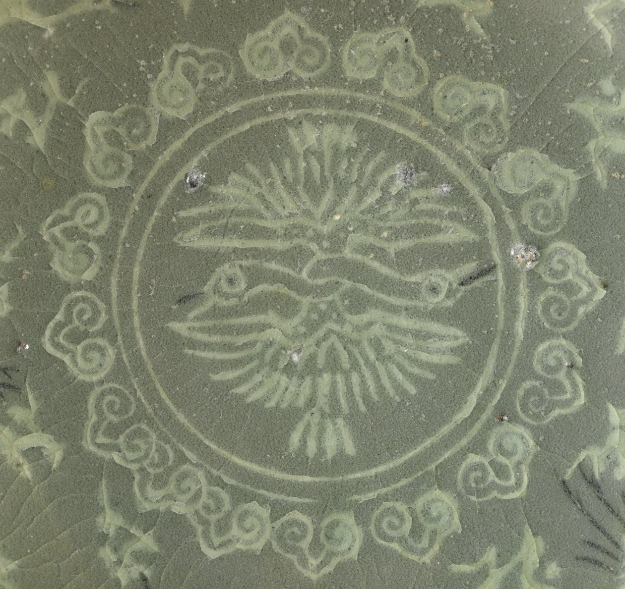Vinçli ve bulutlu kase, c.1150-1200 by Korean School