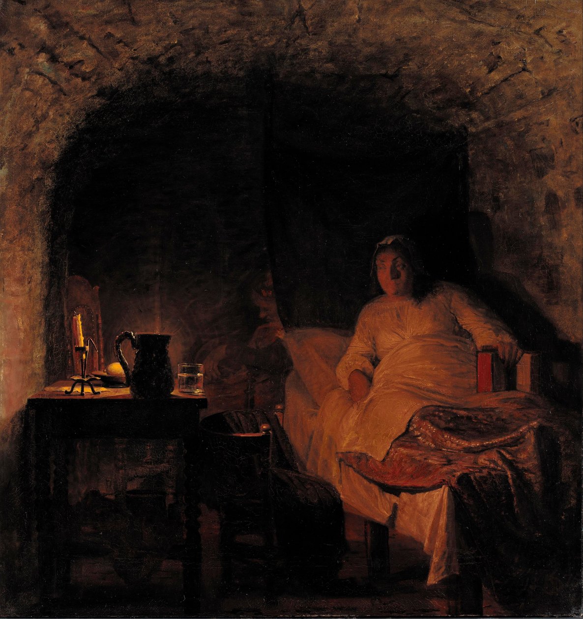 Leonora Christina hapiste by Kristian Zahrtmann
