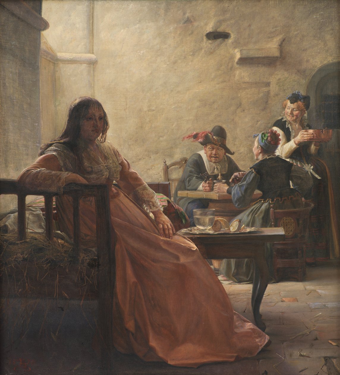 Leonora Christina Hapishanede by Kristian Zahrtmann