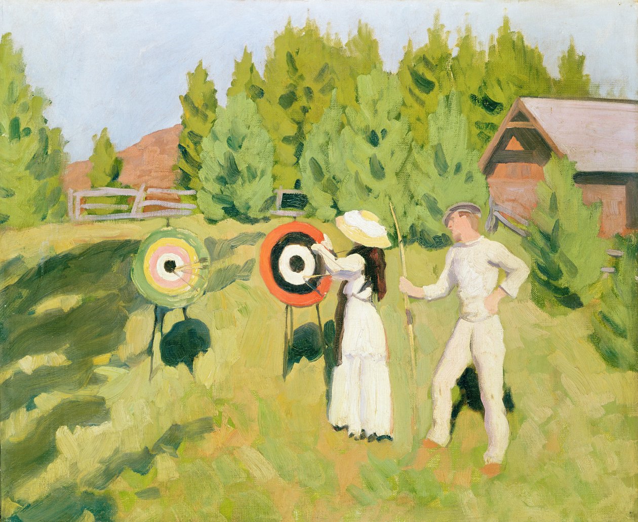 Archers, 1911 by Károly Ferenczy