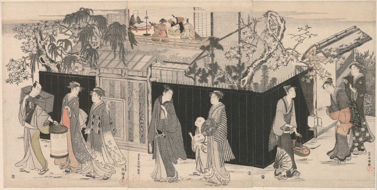 Şiir Buluşmasından Dönüş by Kubo Shunman
