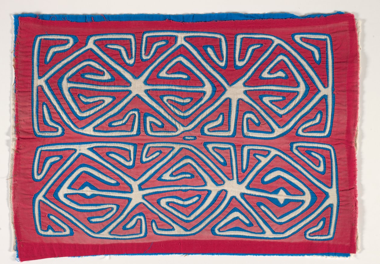 Gömlek Paneli (mola), 1950 dolayları (aplikeli pamuk) by Kuna Indian Culture