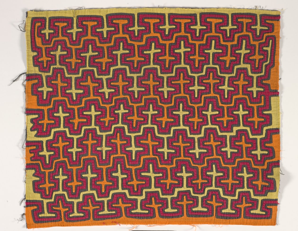 Gömlek Paneli (mola), 1950 dolayları (aplikeli pamuk) by Kuna Indian Culture