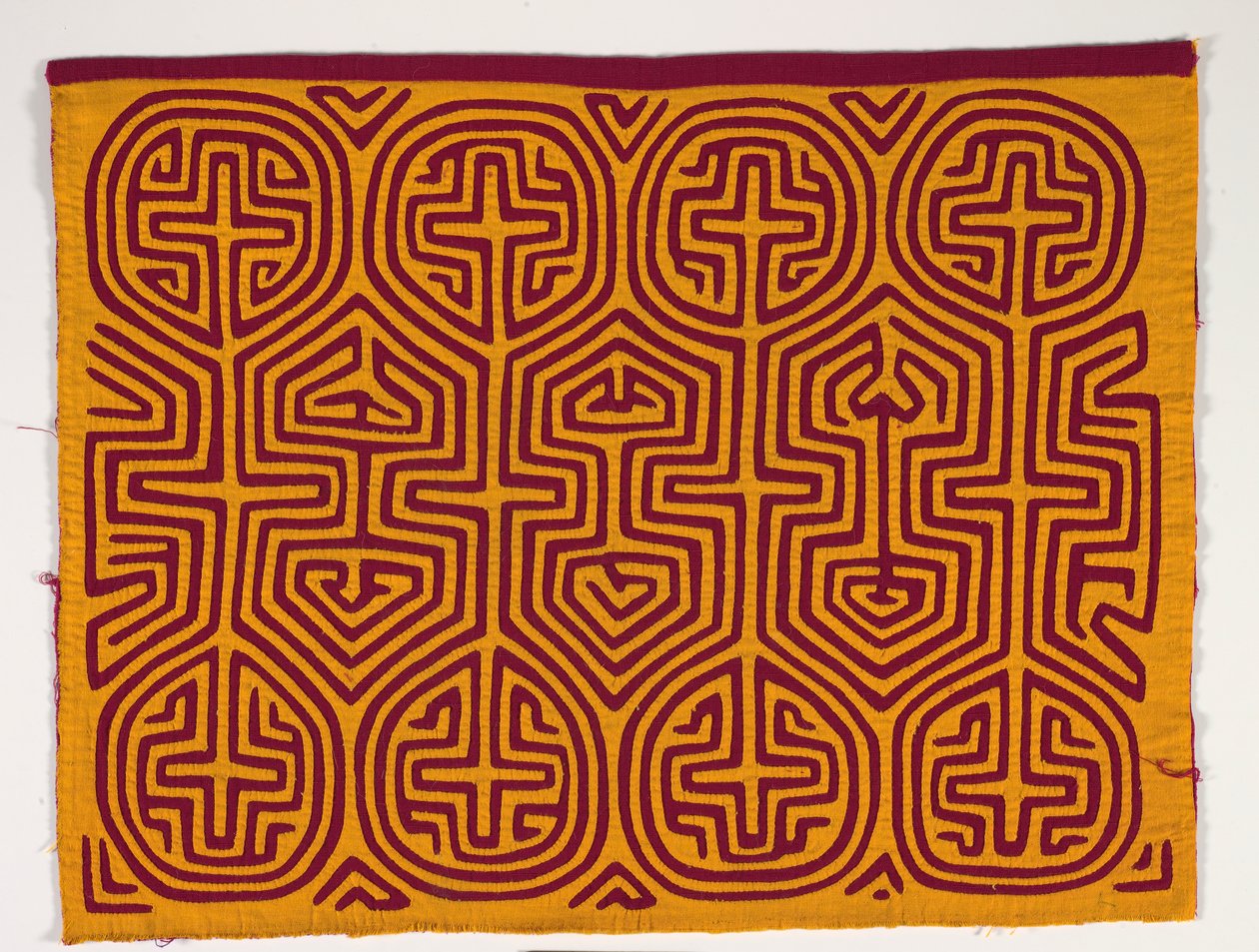 Gömlek Paneli (mola), 1950 dolayları (aplikeli pamuk) by Kuna Indian Culture
