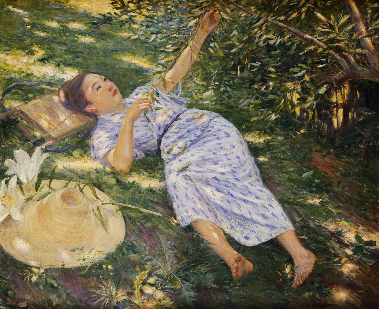 Ağaçların Altında, 1898 by Kuroda Seiki