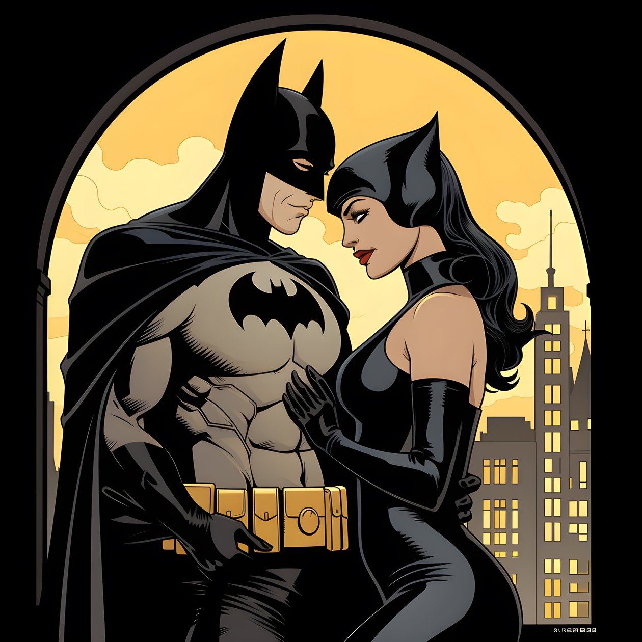 Batman ve Kedi Kadın 3 by Kurt Heppke