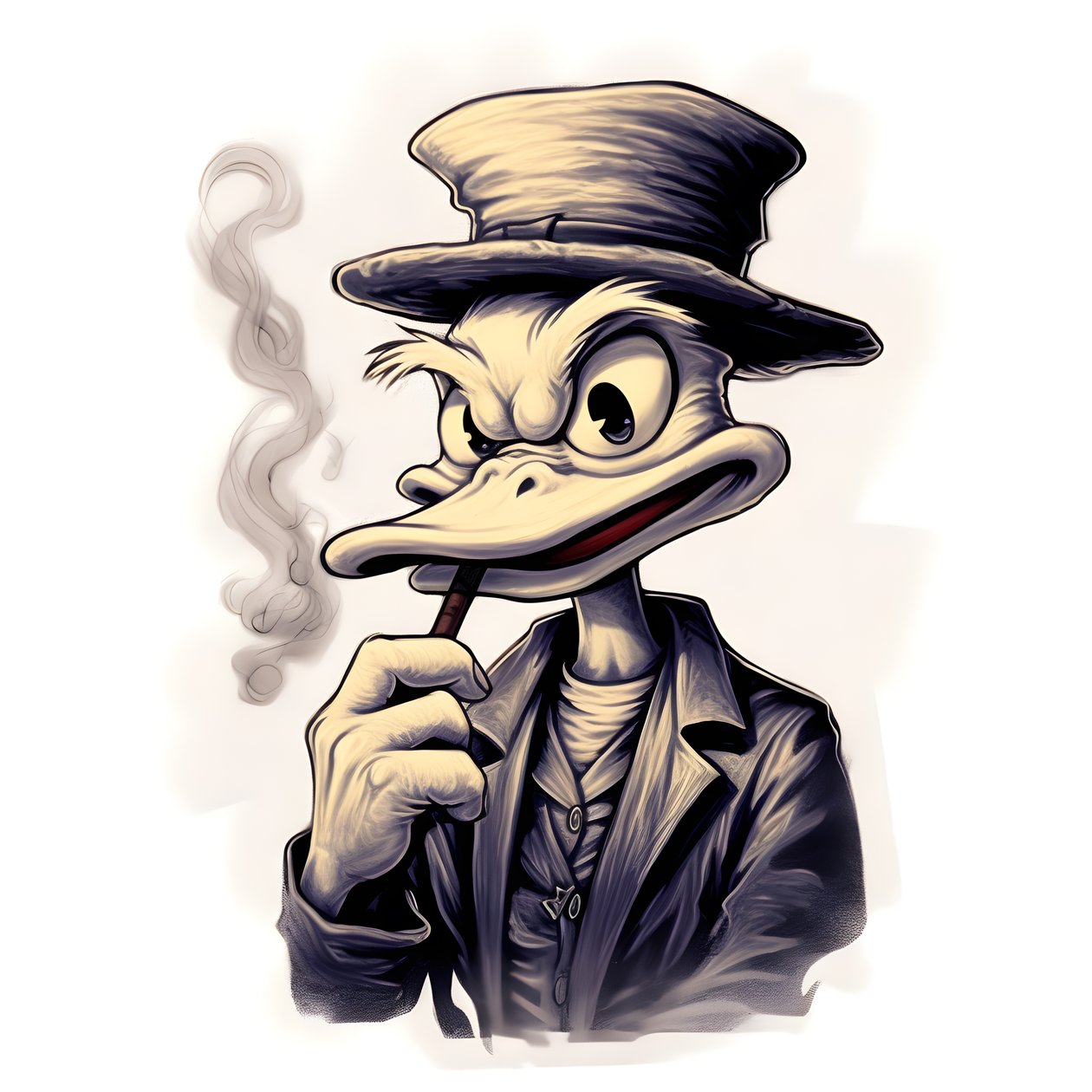 Scrooge McDuck, büyük bir esrar esrarı içiyor 4 by Kurt Heppke