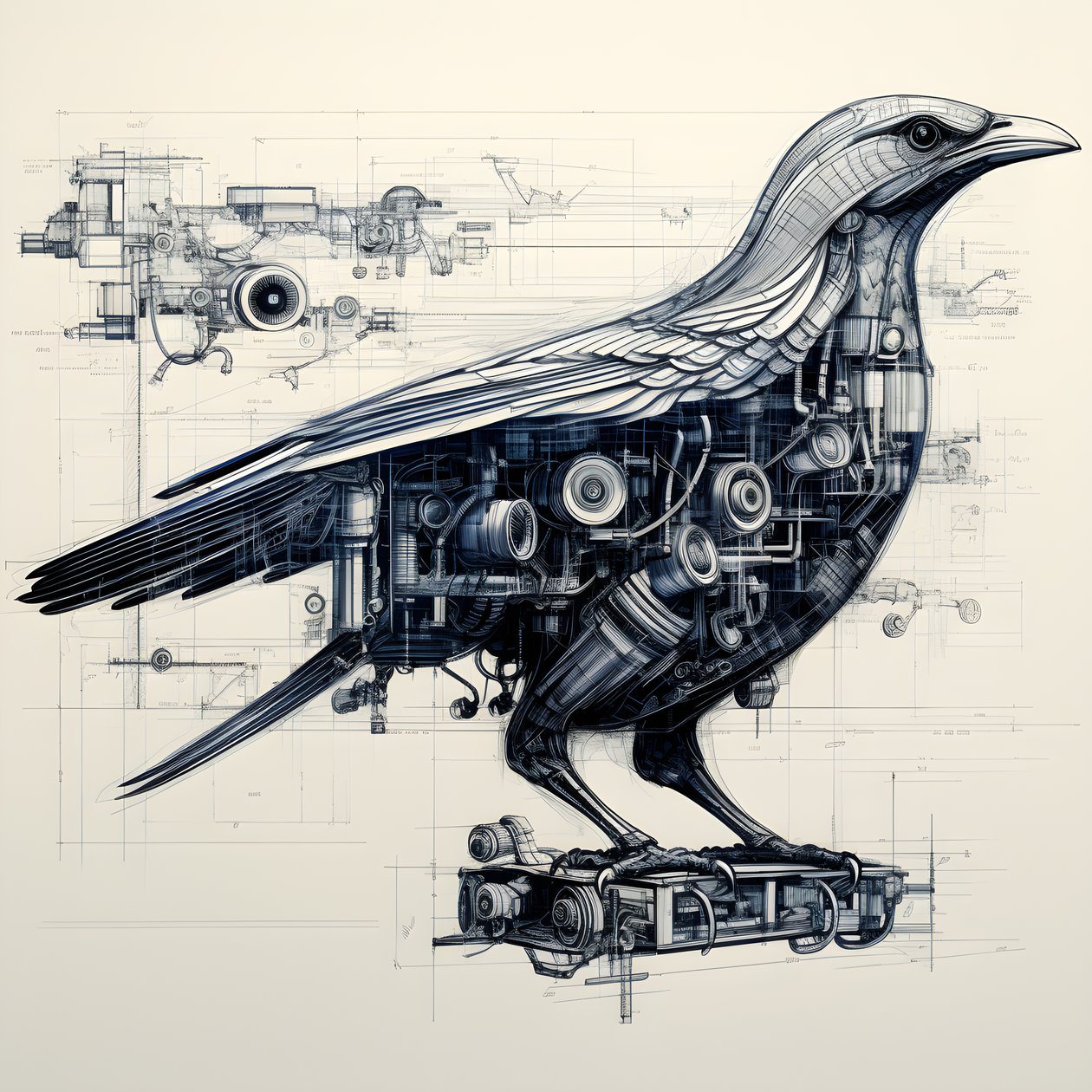Da Vinci 4#39;ten buharlı mekanik kuş planları by Kurt Heppke