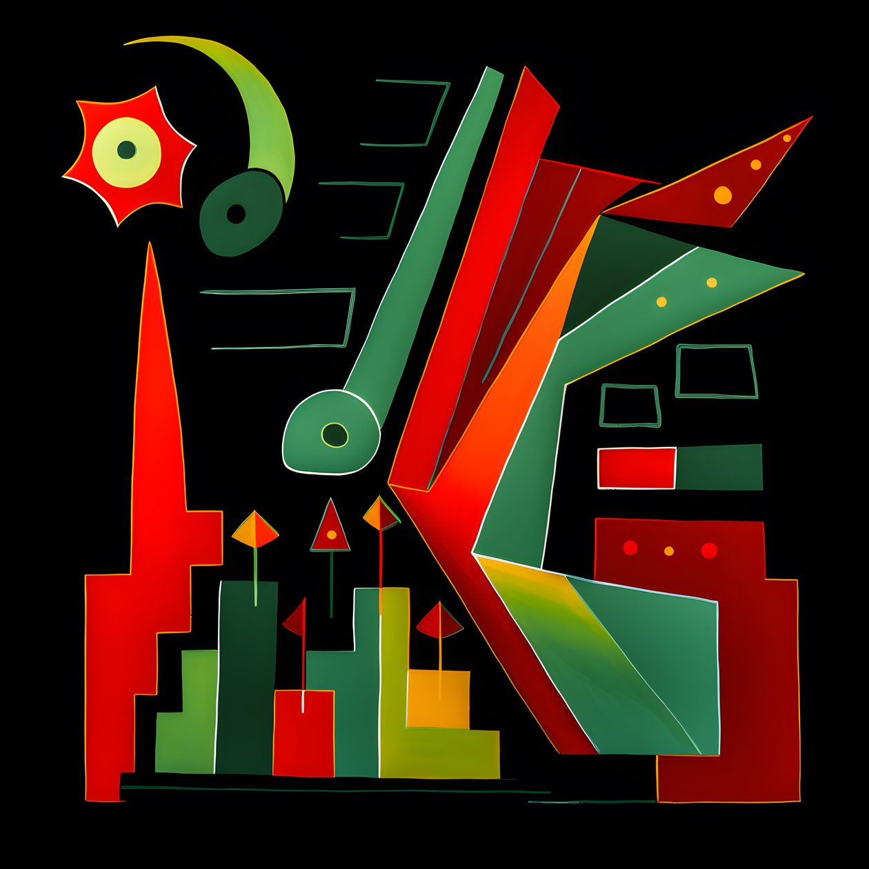 Picasso tarzında bir borsa trendi 2 by Kurt Heppke