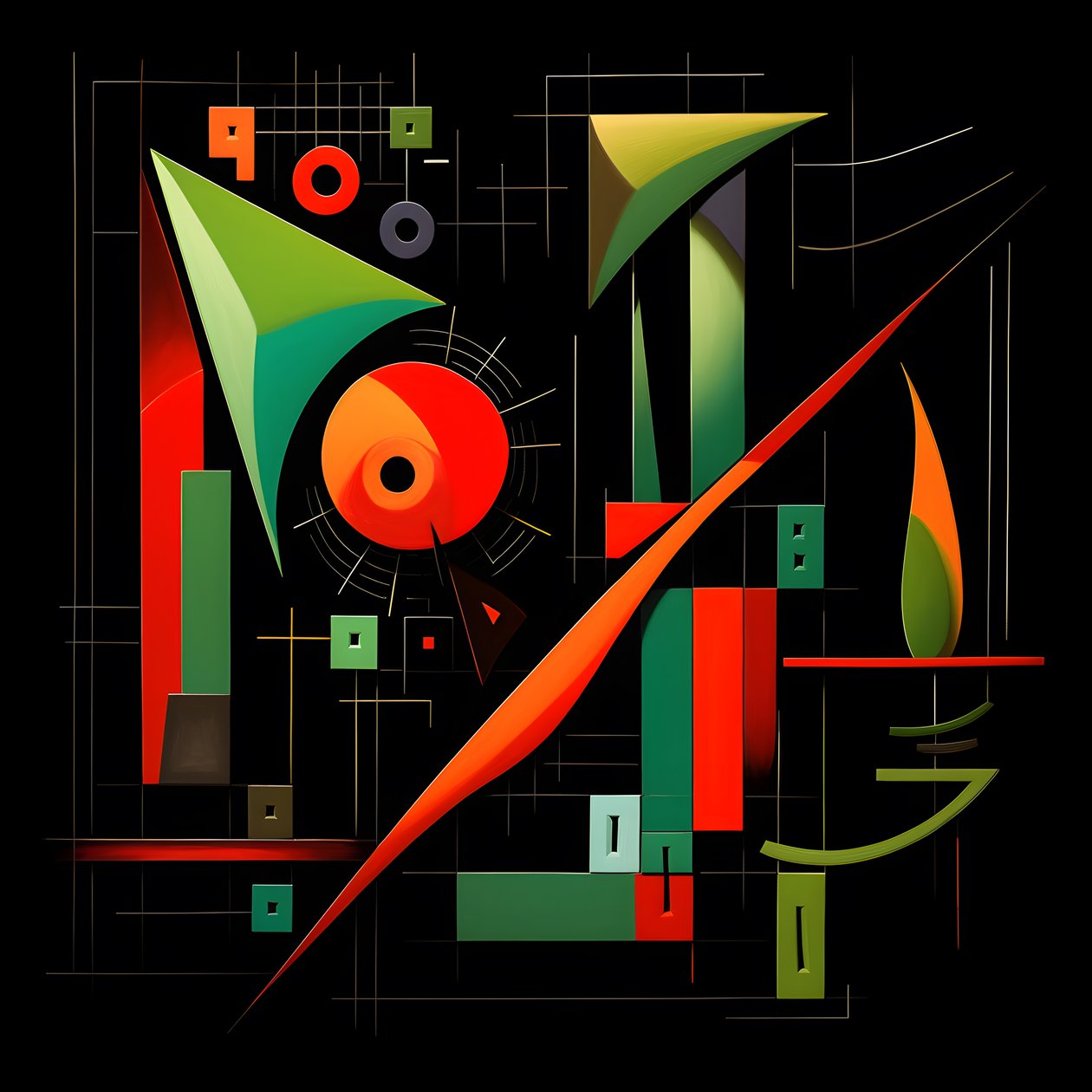 Picasso tarzında bir borsa trendi 3 by Kurt Heppke