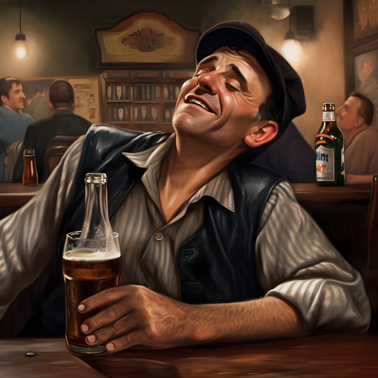 İş kıyafetleri içinde fotogerçekçi Avusturyalı adam. 4 by Kurt Heppke