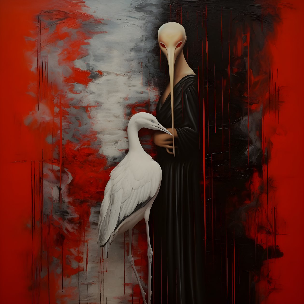 Kadın ve leylek 1 by Kurt Heppke