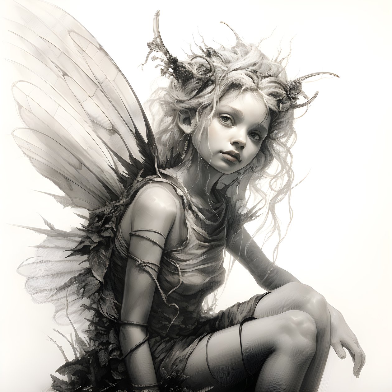 Pixie 4#39;ün tam vücut çizimi by Kurt Heppke