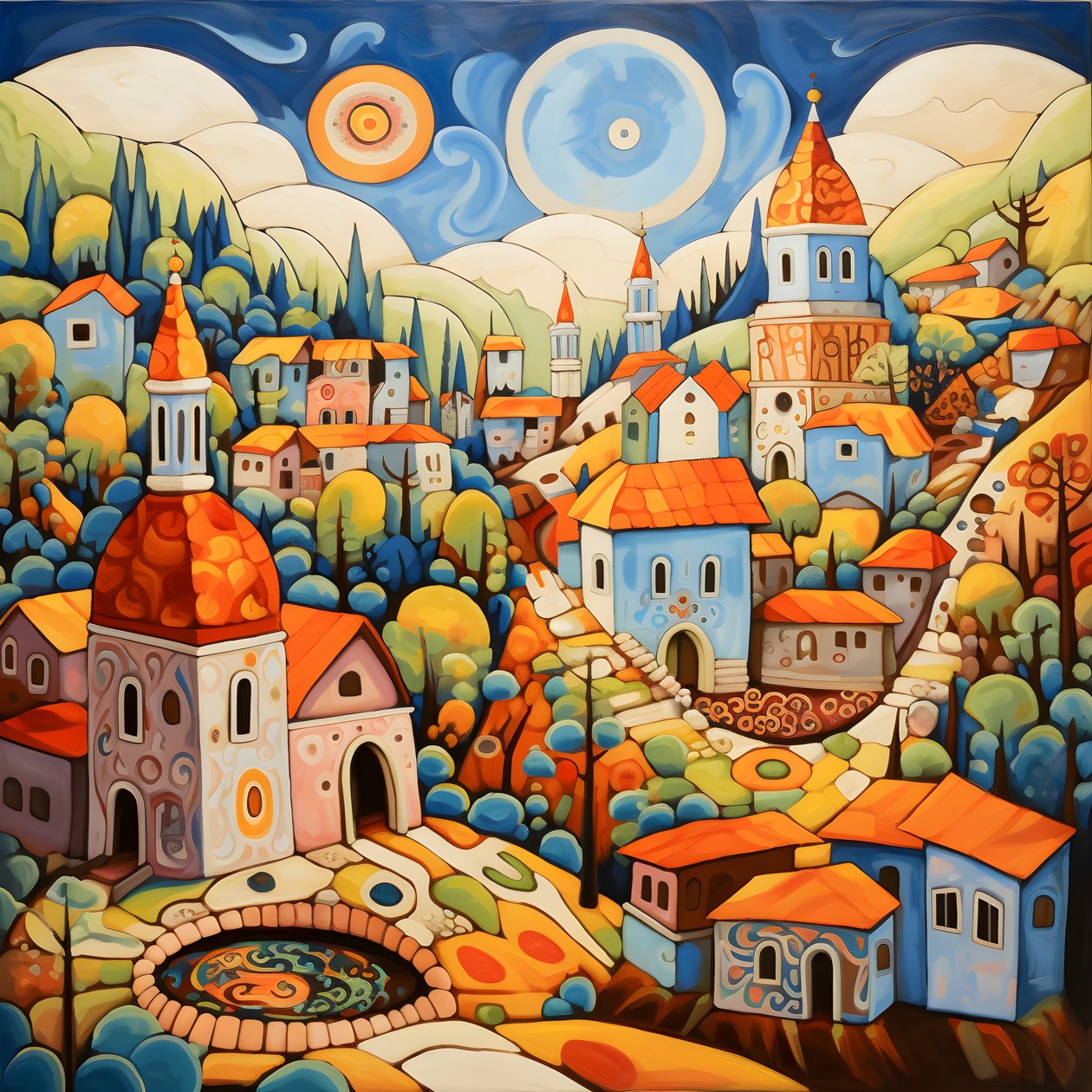Bir Bulgar köyünün resmi, Ortodoks kilisesi 4 by Kurt Heppke