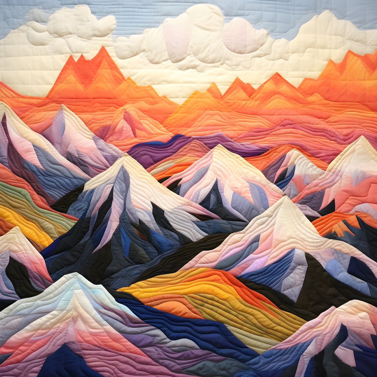 Kapitone dağ silsilesi 1 by Kurt Heppke
