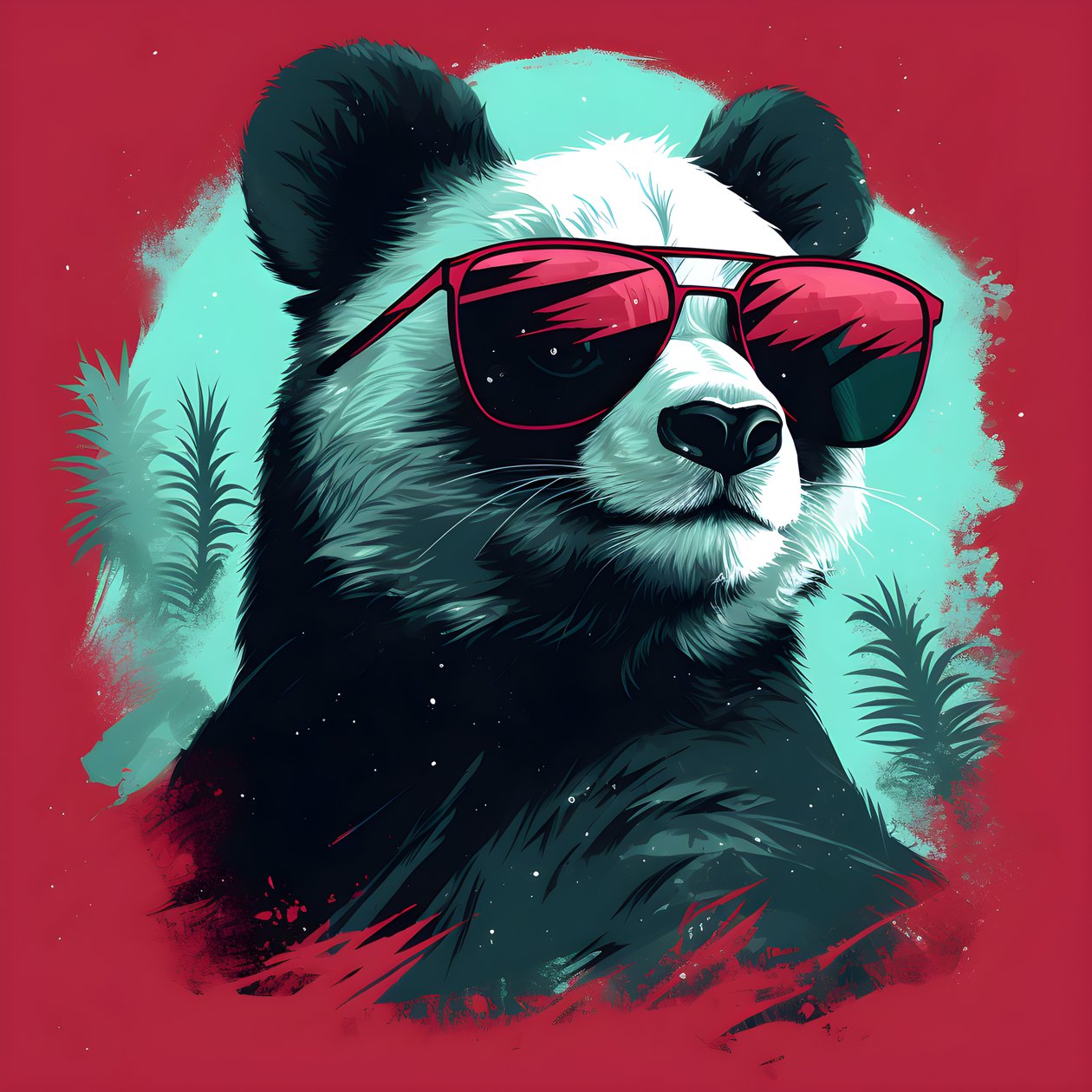 Gözlüklü panda 2 by Kurt Heppke