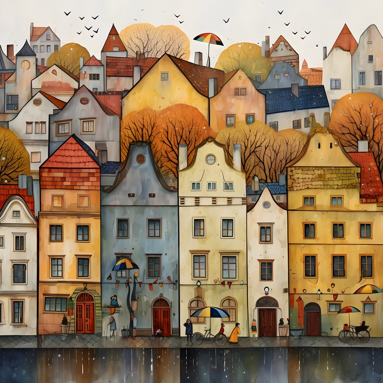 Prag Haeuser 1 by Kurt Heppke