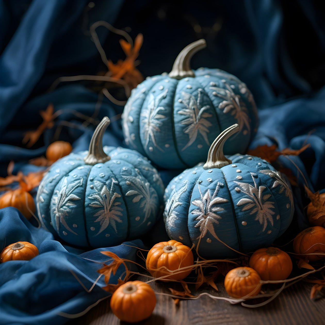 Blautoenen 2#39;deki stickereikuerbisse by Kurt Heppke