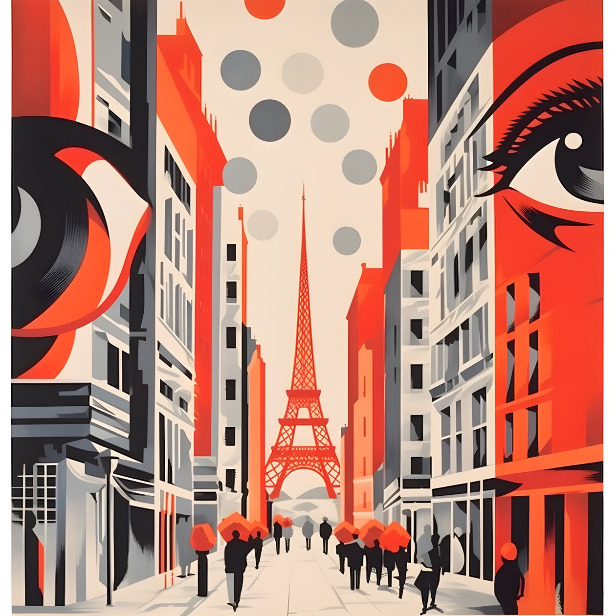Reklam afişi, Paris, Fransa 4 by Kurt Heppke